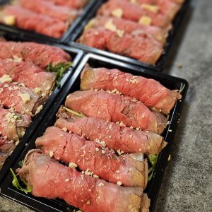 Zalm wrap met Franse kruidenkaas