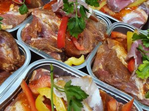 Schouderfilet in ovenschaal